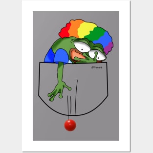 Honk Honk (Clown Pepe) Loses Nose Posters and Art